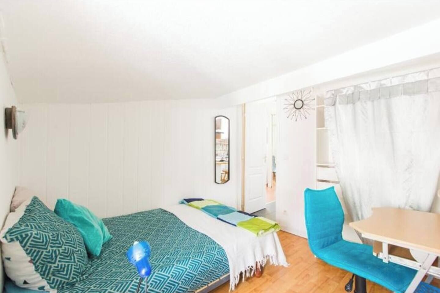 2 habitaciones, cuna de viaje, wifi y ropa de cama 