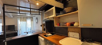 Small, comfortable studio