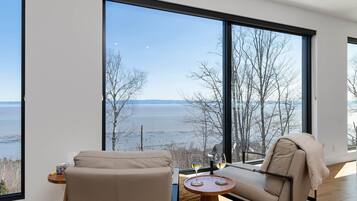 Télévision, cheminée