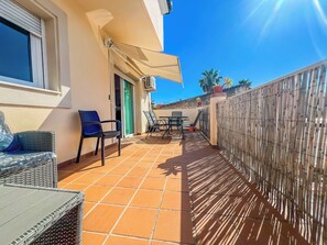 Apartment, 3 Bedrooms, Smoking, Terrace | Outdoor dining - 2-bedroom Apartment With Full-length Balcony and Shared Roof Terrace in Central (Nerja)
