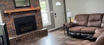 4-bedroom home in Hutchinson with beautiful yard and patio. Pet friendly! Enjoy!