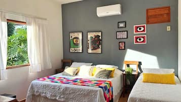 Quadruple Suite, garden view | Free WiFi, bed sheets