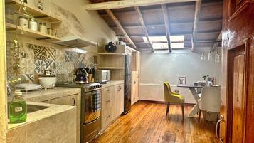 Microwave, oven, stovetop