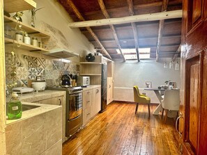 Microwave, oven, stovetop