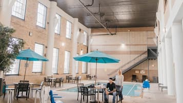 Indoor pool, a heated pool
