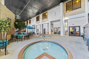 Indoor pool, a heated pool