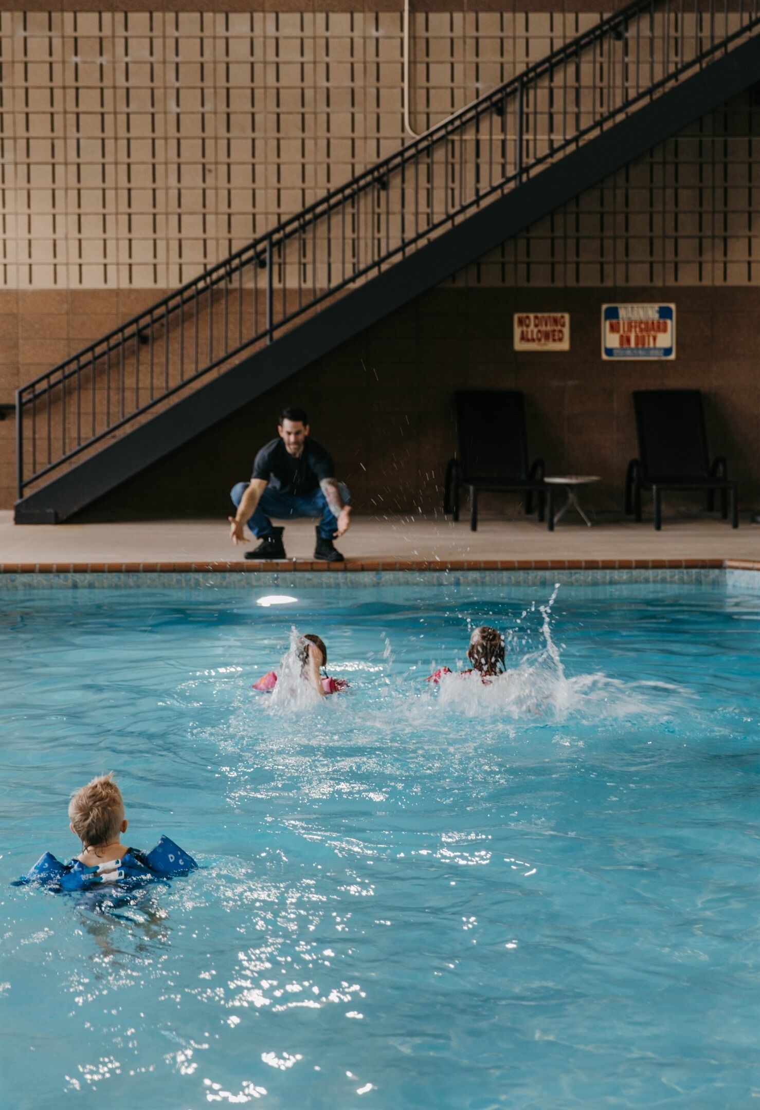 Piscine couverte, piscine chauffée