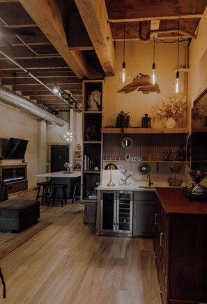 Fridge, microwave, oven, dishwasher - Dockside Suites | The Brix | Pool in Canal Park! (Duluth)