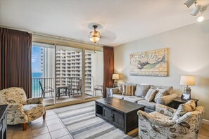 TV - Shores of Panama 1418 - 2 Bedroom+Bunkroom (Sleeps8)! Updated with a View!  Free Fun! (Panama City Beach)