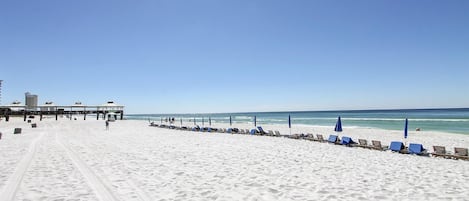 On the beach