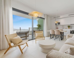 Living area - Casa la Perla | Sea & Golf View - Bbq (La Cala de Mijas)