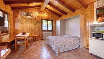 1 makuuhuone, vuodevaatteet