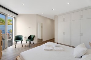 4 bedrooms, iron/ironing board, free WiFi, bed sheets - Vacation Villa 'Arenas 3 Playa La Arena' with Sea View, Wi-Fi and Air Conditioning (Santiago del Teide)