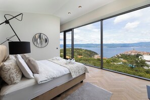 3 bedrooms, Internet - Villa Panoramica with heated pool and sauna (Kvarner - Vrbnik) (Vrbnik)