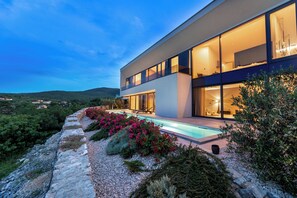 Exterior - Villa Panoramica with heated pool and sauna (Kvarner - Vrbnik) (Vrbnik)
