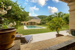 Pool - Villa 'La Borie' with Private Pool, Private Terrace, and Private Garden (Domme)