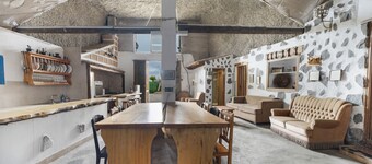 Holidays at 'Casa Cueva Anajos' with Sea Views, Shared Terrace and Private Garden