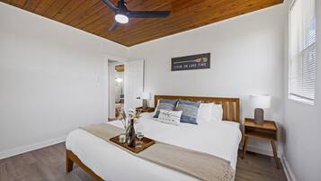 2 bedrooms, iron/ironing board, travel crib, free WiFi