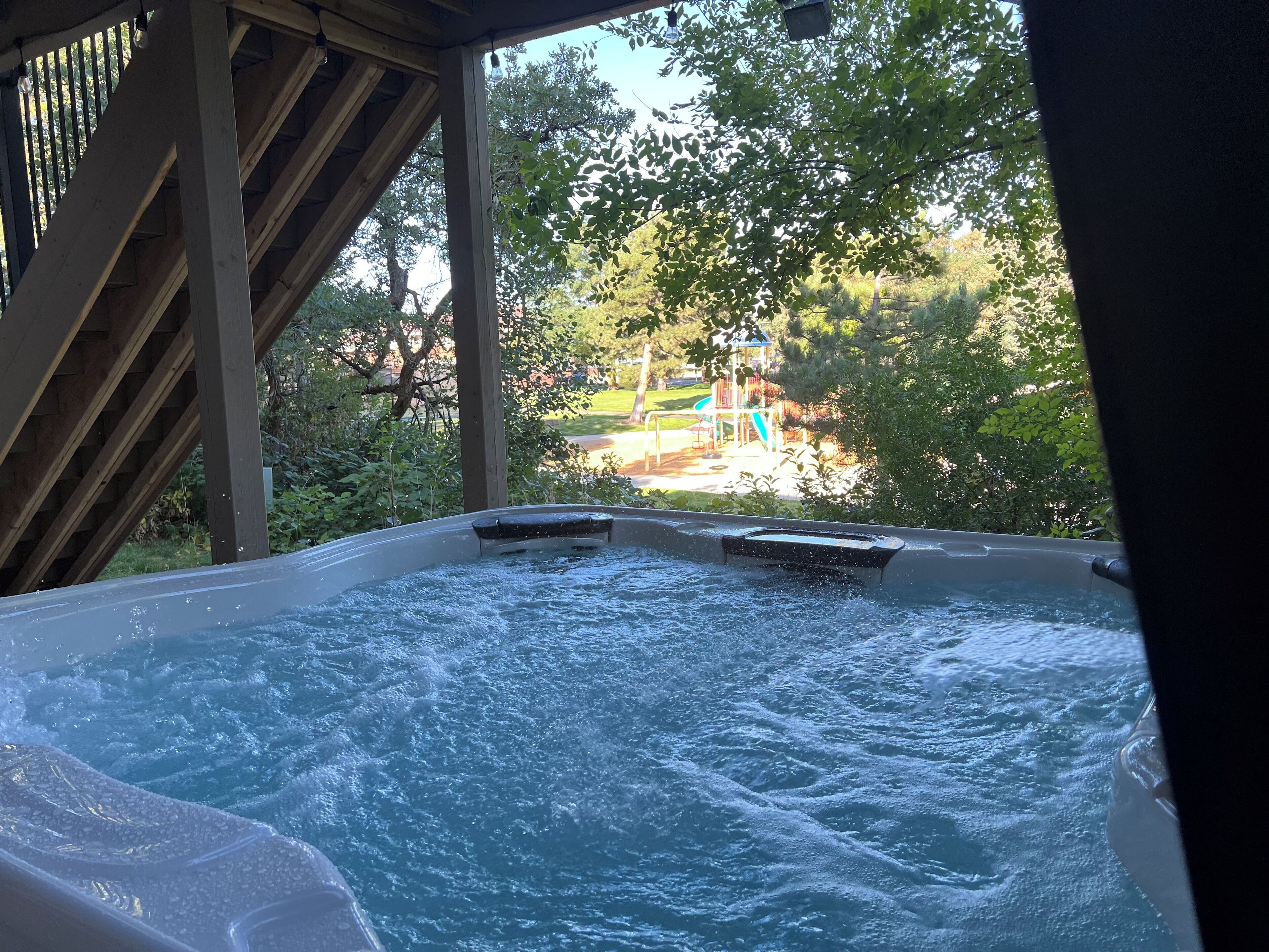 Bain à remous extérieur