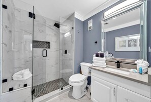 Shower, towels