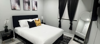 Chic 3BR Retreat w/ Stylish Color-Themed Rooms, 2 Baths & Private Patio Oasis