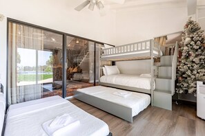 5 bedrooms, WiFi, bed sheets, wheelchair access