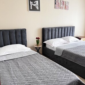 1 chambre, fer et planche à repasser, Wi-Fi gratuit