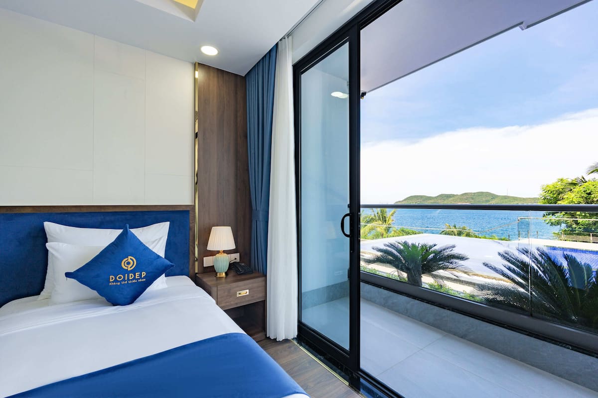 Chambre Deluxe avec lits jumeaux, vue océan