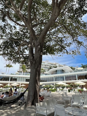 Terrace/patio - Bolongo Punta de Mita condominium with 6 pools, private beach and gym, (Corral del Risco)