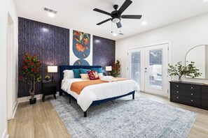 4 bedrooms, in-room safe, iron/ironing board, WiFi