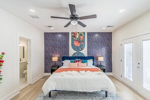 4 bedrooms, in-room safe, iron/ironing board, WiFi
