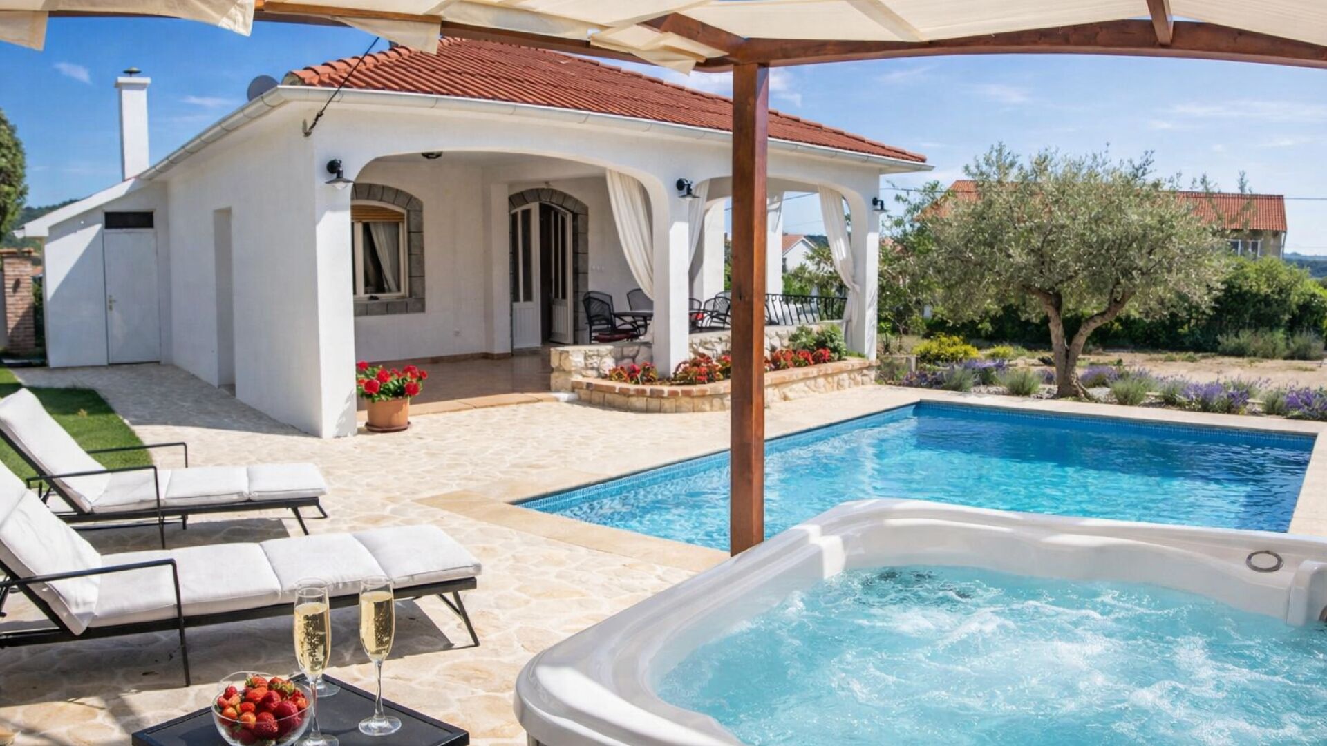 Piscine chauffée