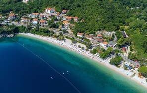 Vlak bij het strand