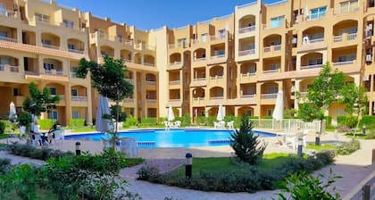 2-bedroom chalet in beautiful Marsa Matrouh front of Marassi Emaar beach with AC