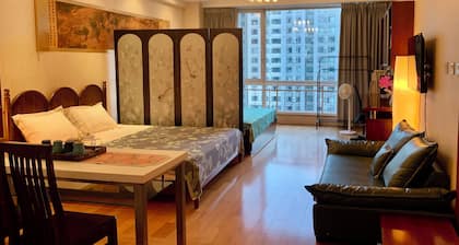 Beijing Sanlitun area duplex apartment