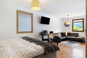 1 soverom og sengetøy