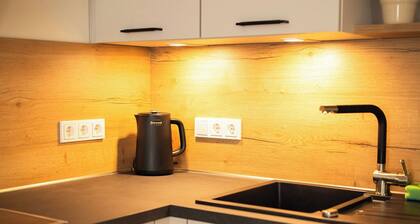 Zentral gelegene Ferienwohnung am Park mit Terrasse