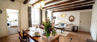 3-bedroom apartment in the heart of Albi (covered market, but quiet)