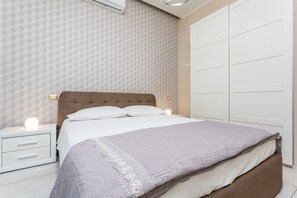 1 Schlafzimmer, kostenloses WLAN, Bettwäsche