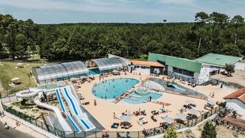 Sisäuima-allas, kauden mukainen ulkouima-allas