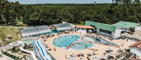 Piscine couverte, piscine extérieure (ouverte en saison)