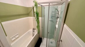 Shower, hair dryer