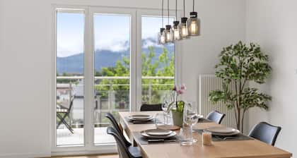 Beautiful renovated apartment with view, in Savièse