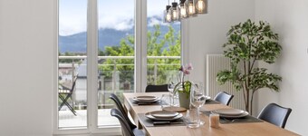 Beautiful renovated apartment with view, in Savièse