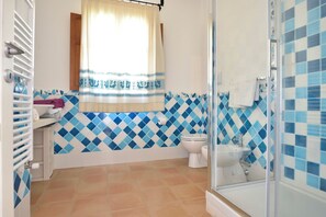 Towels, soap, toilet paper