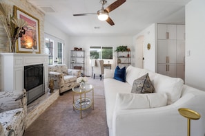 Smart TV, fireplace - Fairway Escape with Views (55+) (Cathedral City)