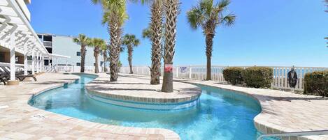 Indoor pool, outdoor pool
