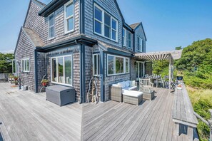 Terrace/patio - Private Beach, Water Views, Incredible Location! (Chatham)