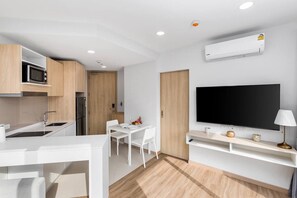 Superior Apartment, 1 Bedroom, Non Smoking, Balcony | Living area | LCD TV - Laguna Skypark by My Home Phuket (Choeng Thale)