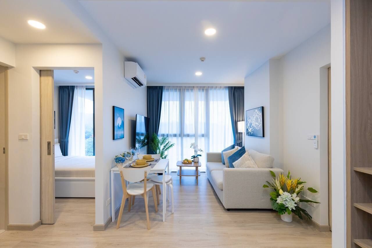 Family Apartment, 2 Bedrooms, Non Smoking, Balcony | Living area | LCD TV